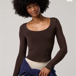 Aerie Offline Brown long sleeve